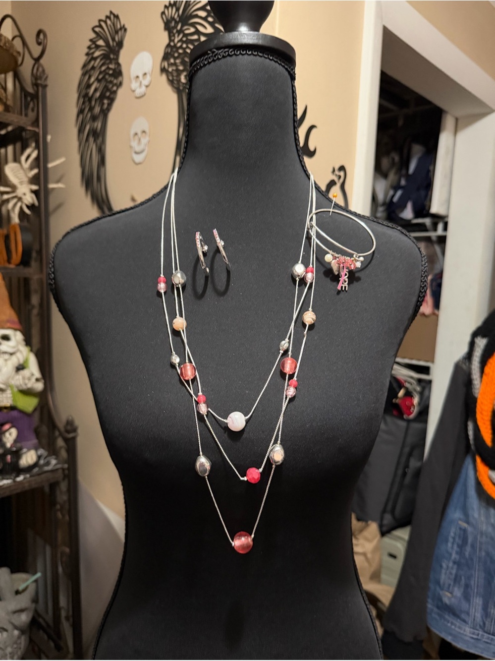 JEWELRY BUNDLE #19 Avon Breast Cancer set
